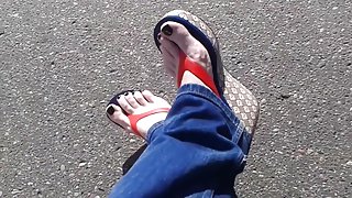 Sexy feet and sexy walk