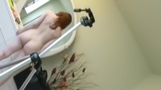 Ginger amateur paddling oldmans balls