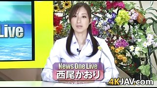 Japanese News Anchor Bukkake