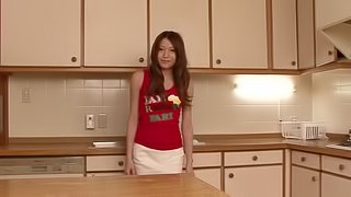 Serious pussy play along lingerie model Aoi Yuuki