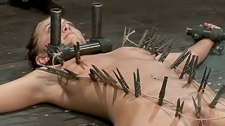 Alicia Stone and Isis Love undergo some torments in BDSM clip