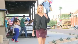 Incredible Courtney II Masturbates Outdoors In Public