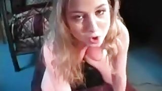 Mesmerizing blonde girlfriend wants to play with me