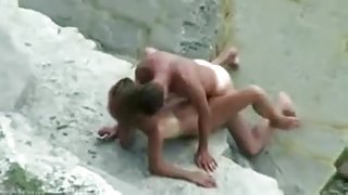 sexo en playa nudista