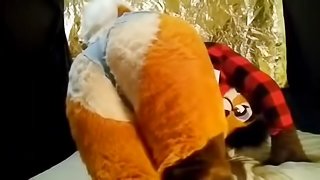 Sexy Deer Fursuit Teases you with her Big Ass