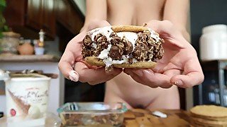 Naked Baking Ep.17 Peanut Butter Cooke Ice Cream Sandwiches Trailer