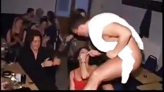 British Women Touching Male Strippers